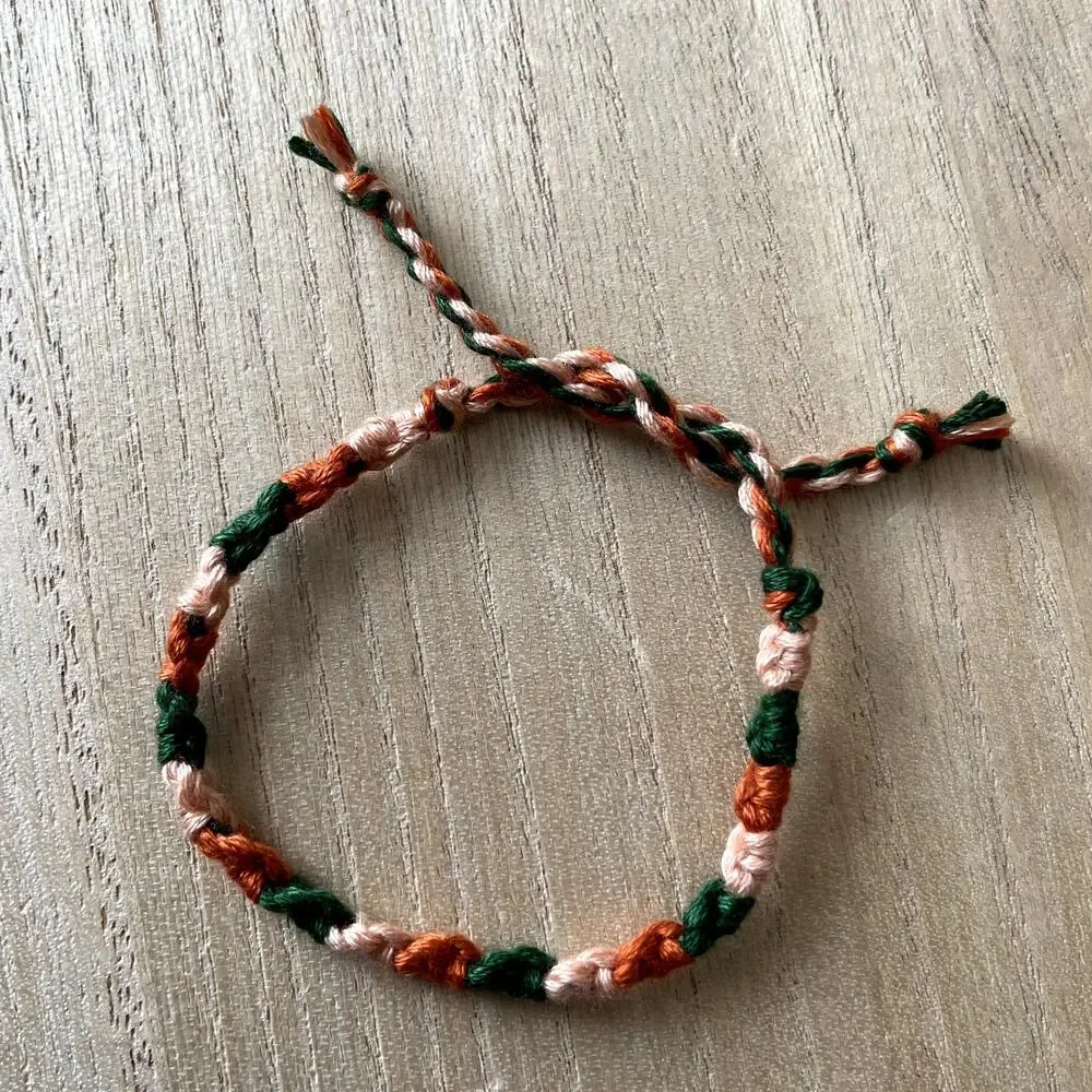 Dymphna Bracelet anklet trendy comfortable tie embroidery thread woven gift